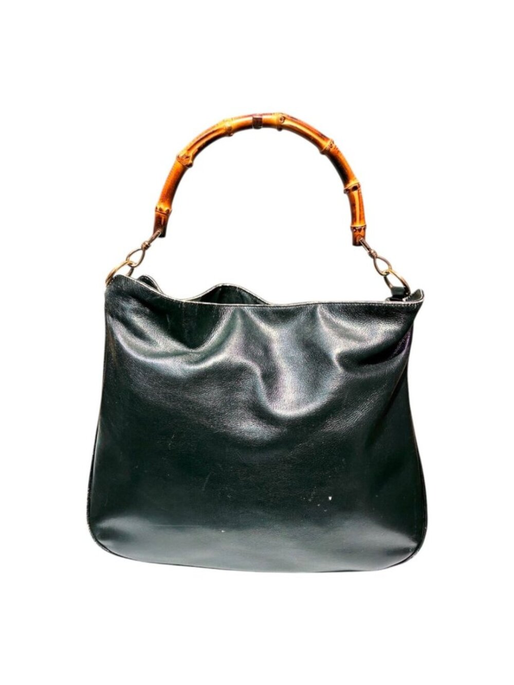 Gucci Bamboo Shoulder Bag Leather
